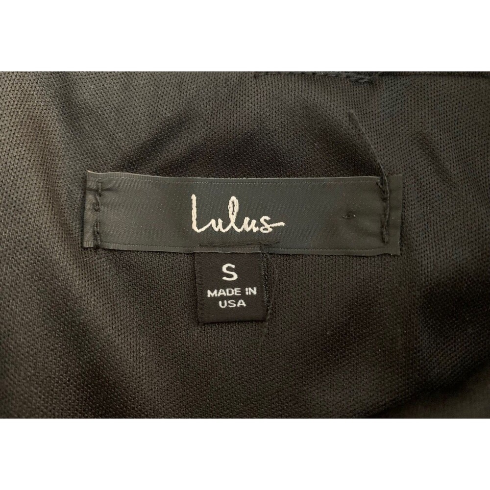 Lulu's Women's size S Black So Good Cut Out Sleeveless Bodycon Dress - Picture 6 of 11